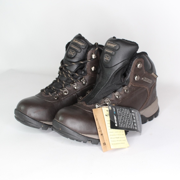 hi tec leather walking boots